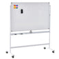 Reversible Mobile White Board with Adjustable Height