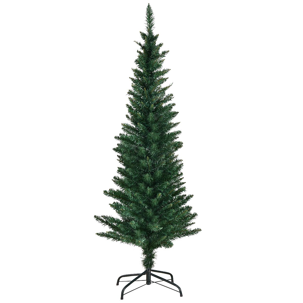 Artificial Christmas Tree, 5FT/6FT/7FT/8FT Green Xmas Trees with Metal Stand
