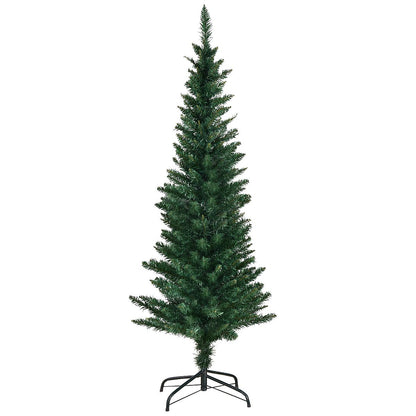 Artificial Christmas Tree, 5FT/6FT/7FT/8FT Green Xmas Trees with Metal Stand