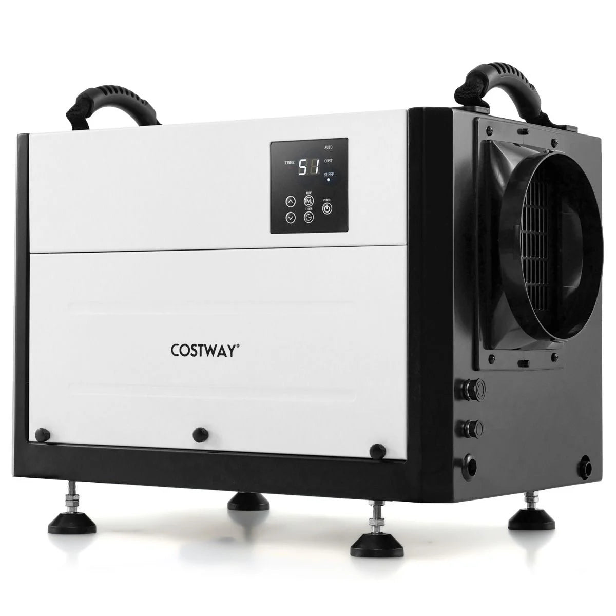 50/70L/Day Crawl Space Dehumidifier with 3 Modes and 24H Timer