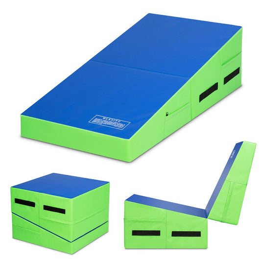 Sports Incline Wedge Folding Yoga Gymnastic Tumbling Mat