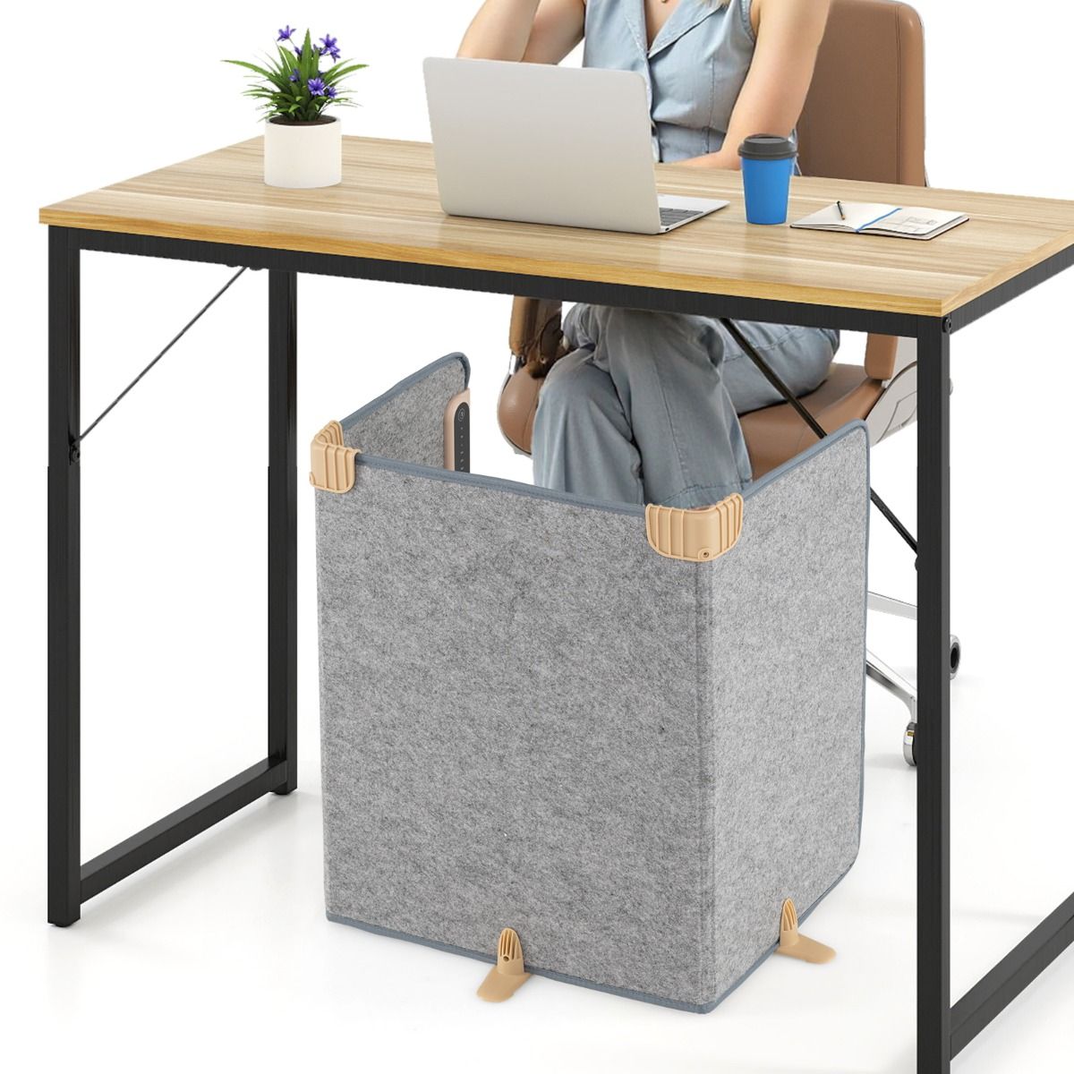 Electric Foot Leg Ankle Warmer with 3-Level Thermostat and 4H Timer