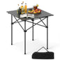 Folding Roll-up Aluminium Camping Table for 4