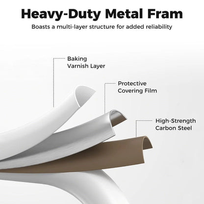 Folding Step Stool with Cushioned Handrail and Wide Anti-Slip Pedal