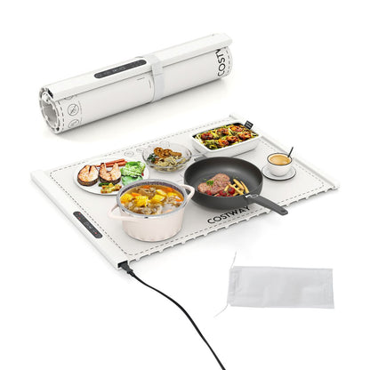 Food Warming Mat with Adjustable Temperature and Timer