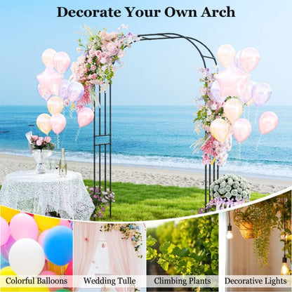 Garden Arch Trellis Grape Vine Flower Support for Lawn Patio