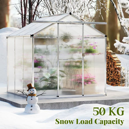 185 x 185 cm/244 x 185 cm Greenhouse Large Walk-in Green House
