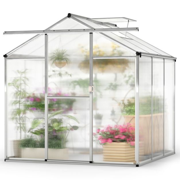 185 x 185 cm/244 x 185 cm Greenhouse Large Walk-in Green House