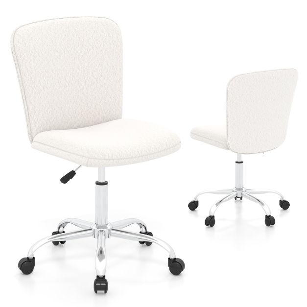 Height-adjustable Ergonomic Chair wIth Wheels for Adults and Teenangers