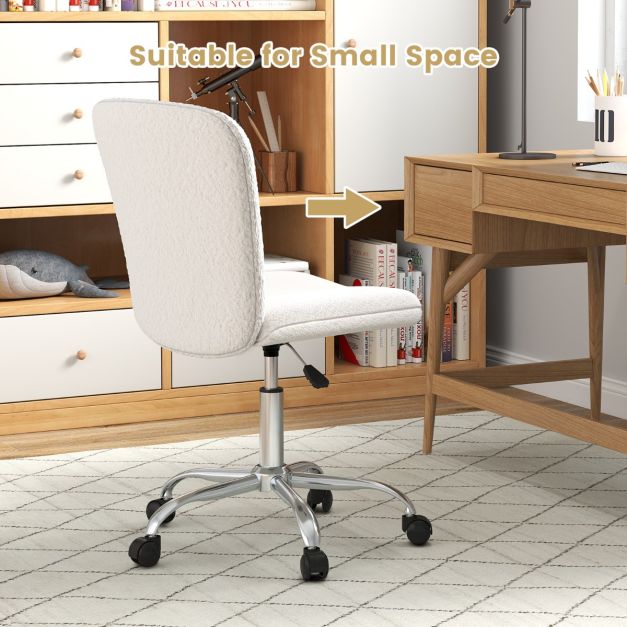 Height-adjustable Ergonomic Chair wIth Wheels for Adults and Teenangers