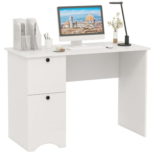 Home Office Writing Desk with 2 Drawers
