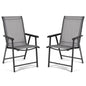 GiantexUK Folding Outdoor Dining Chairs Set of 2/4