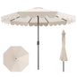 3M Garden Parasol, 8 Ribs Heavy-Duty Sun Shade Canopy