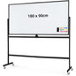 Rolling Whiteboard on Wheels with Stand and Aluminum Alloy Frame