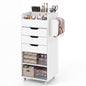 3 Drawers Mobile File Cabinet, Lateral Storage Chest