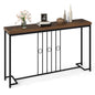 140CM Narrow Entryway Table with H-Shaped Base and Spacious tabletop