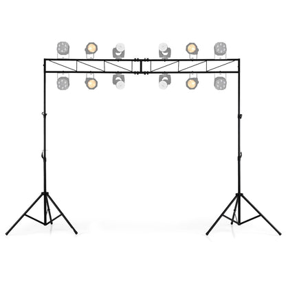 Lighting Truss System, 11-Level Height Adjustable Lighting Stand with 2 Folding Tripods