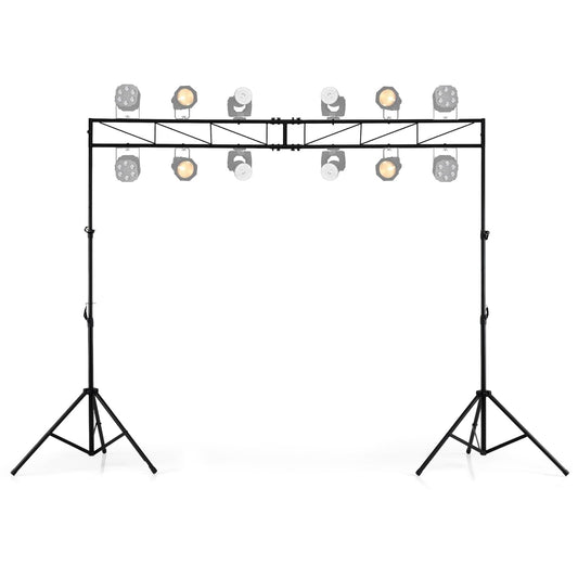 Lighting Truss System, 11-Level Height Adjustable Lighting Stand with 2 Folding Tripods