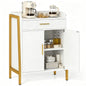 Storage Cabinet, 2 Door Buffet Sideboard with Adjustable Shelf