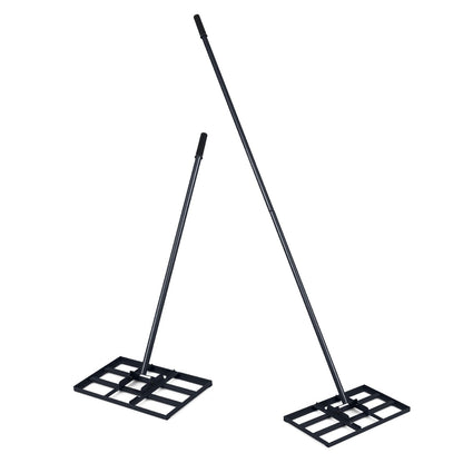 Lawn levelling Rake, 43x 25cm Lawn Leveller with 175cm Adjustment Long Handle