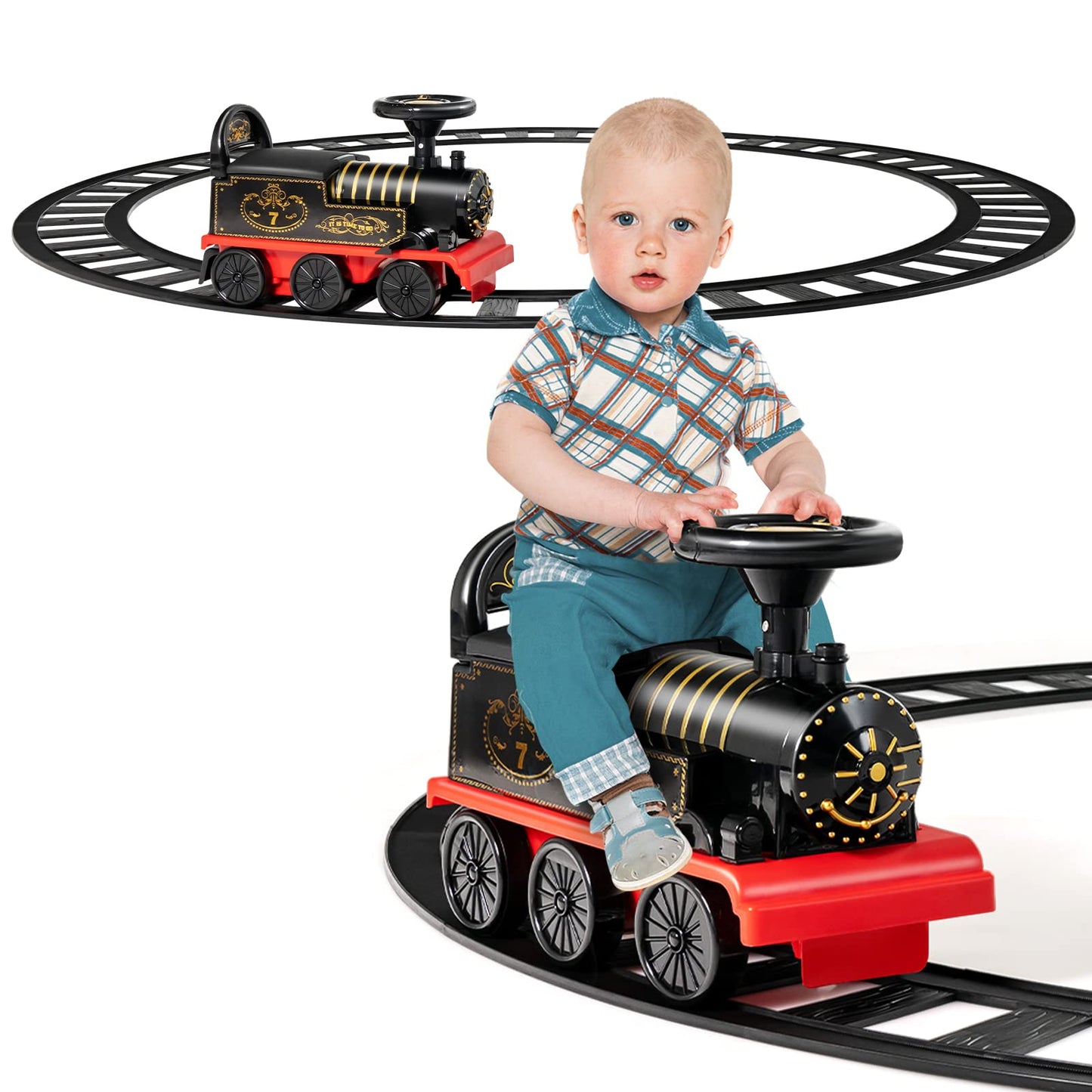 6V Battery Powered Electric Ride On Car for Boys Girls Ages 3+ Years