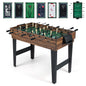 10-in-1 Multi Game Table, Space-Saving Combo Tables with Football