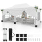3m x 6m Outdoor Garden Shelter with 6 Sidewalls and Carrying Bag
