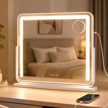 Hollywood Vanity Mirror with Lights, 60 x 52cm LED Makeup Mirror