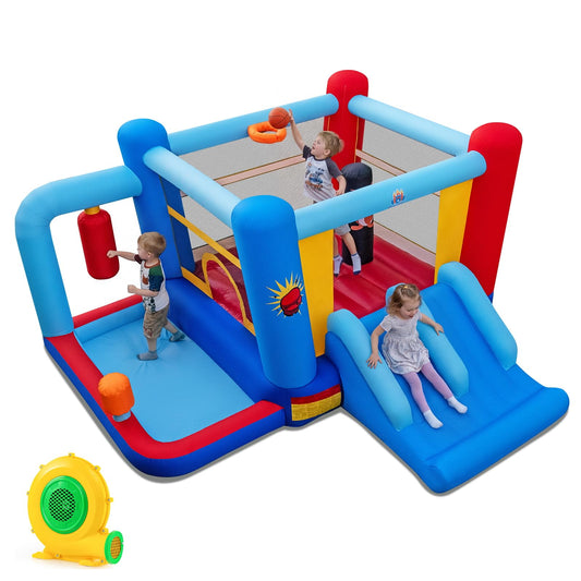 Kids Bouncy Castle, Inflatable Bounce House with Slide