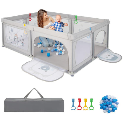 206 x 147cm Playard with 50 Ocean Balls