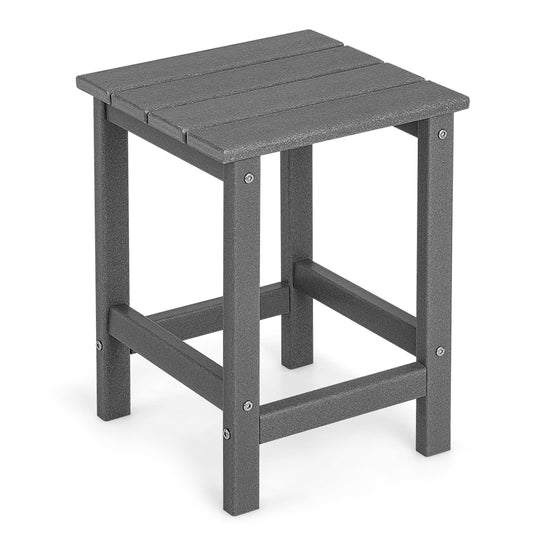 All Weather HDPE Square Adirondack Table Garden Coffee Table