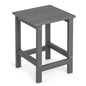 All Weather HDPE Square Adirondack Table Garden Coffee Table