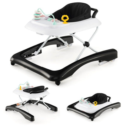 Push Along and Walker Combo with Adjustable Height