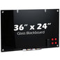 Magnetic Glass Board, 60 x 90 cm Frameless Dry Erase Board