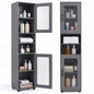 Tall Bathroom Cabinet, Freestanding Storage Cupboard