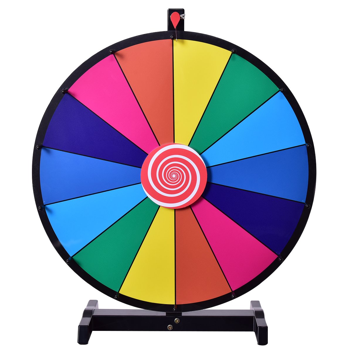 Color Prize Wheel 14 Slots Dry Eraser Trade Show Fortune