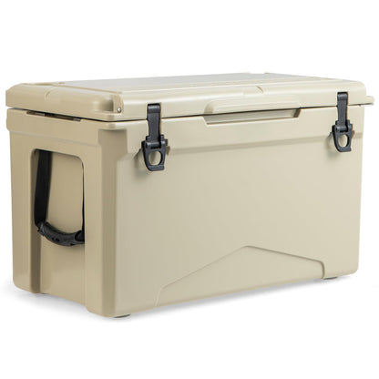 47L Portable Rotomolded Cooler with Integrated Cup Holders