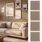 4 Pack Acoustic Panels for Walls 60 x 60 cm Sound Absorbing Panel with 15 Wooden Slats