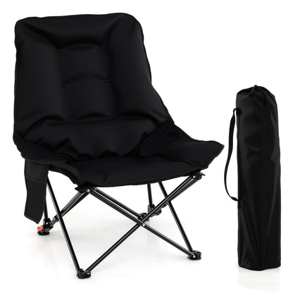 Folding Camping Chair, Lightweight Director Chair with Storage Pocket and Carrying Bag