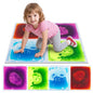 Glow-in-the-Dark Liquid Sensory Floor Tiles for Toddlers