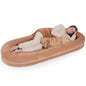 Human Dog Bed with Plush Blanket, Washable Cover
