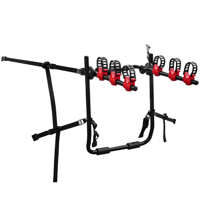 3-Bike Trunk Mount Bike Rack with Anti-Sway and Soft Padding