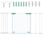 Wide Baby Safety Gate Fits 80-123 CM Openings