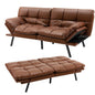 2 Seater Convertible Sofa Bed with Reclining Backrest