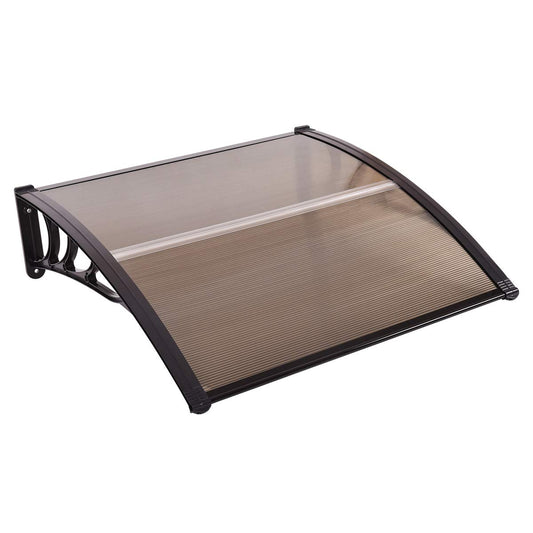 100 x 100cm Polycarbonate Door Awning Canopy
