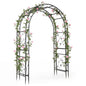 Metal Garden Arch, Large Archway Trellis Pergola Arbour for Rose Vines Climbing Plant, Patio Arbor Decoration Stand