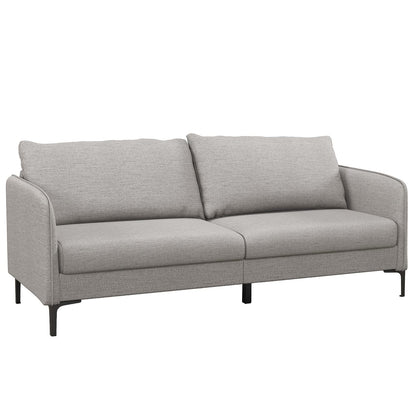 Modern Loveseat 3-Seater Upholstered Sofa with Washable Cushion Covers