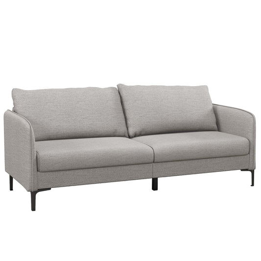 Modern Loveseat 3-Seater Upholstered Sofa with Washable Cushion Covers
