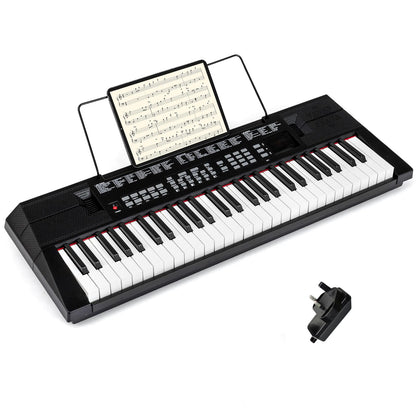 54 Key Keyboard Piano, Portable Digital Piano with 200 Rhythms