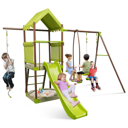 7 in 1 Heavy Duty Metal Swing Stand with Slide